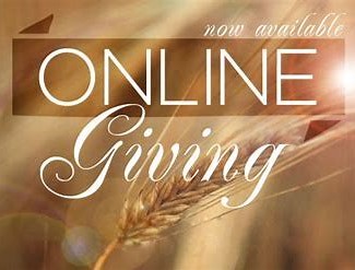 Online Giving Open the online giving form