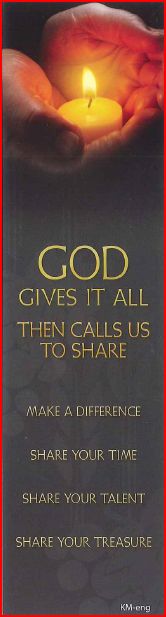 Parish stewardship slogan