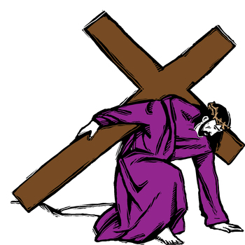Jesus carrying the cross Jesus carrying the cross